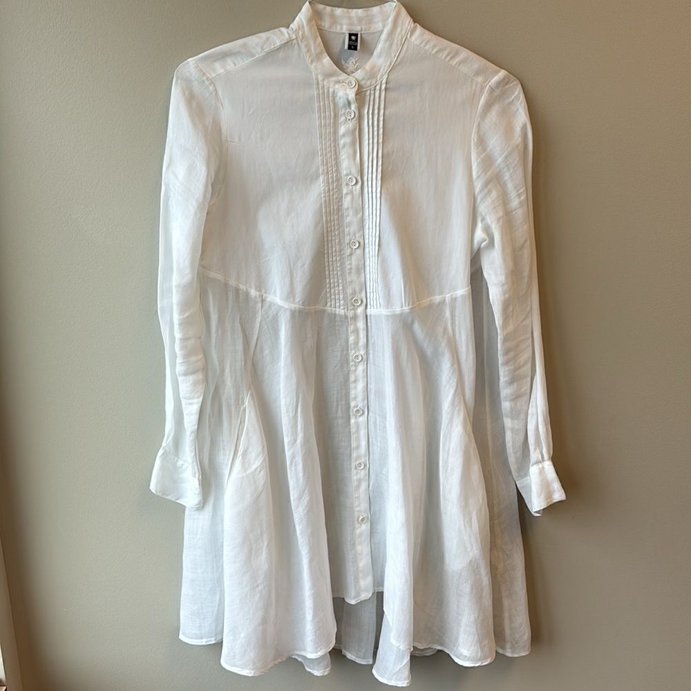 European Culture tunic white small